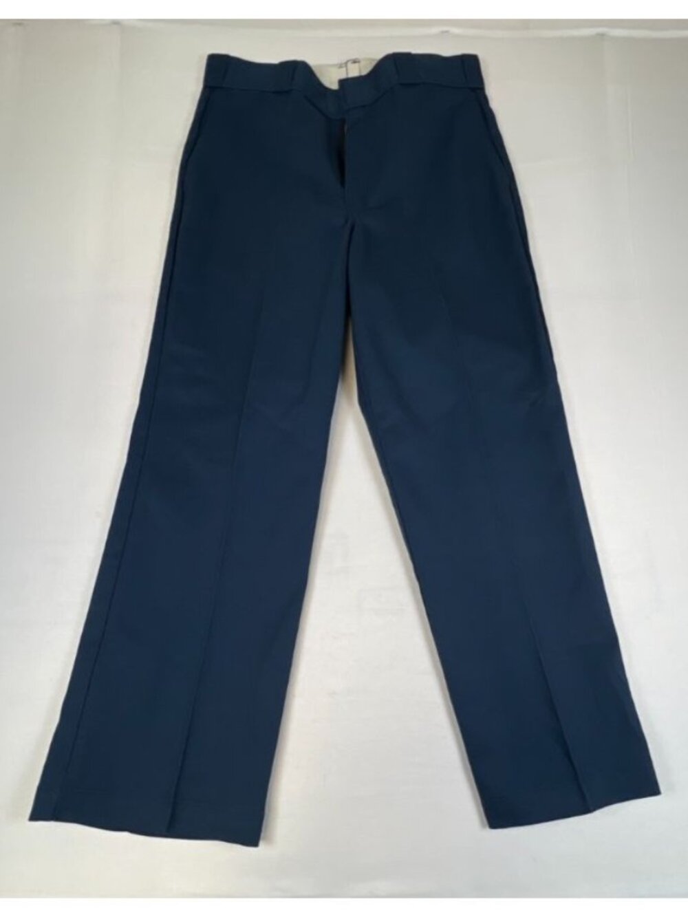 Vintage Dickies 874 Original Fit Work Pants Navy Blue Made In USA Mens 36x30